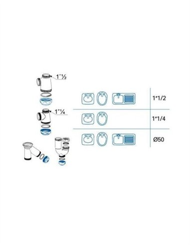 TAPON REGISTRO SIFONES - 1 1/4"