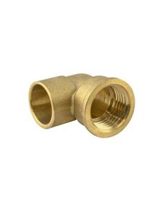 CODO HEMBRA LATÓN SOLDAR-ROSCAR - 15MM - 3/4"