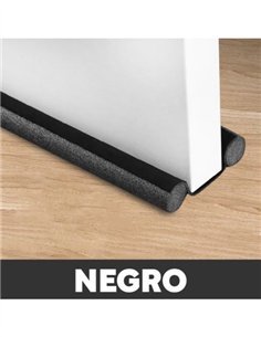 BAJO PUERTA DOBLE ROLLO AISLANTE 97CM - NEGRO
