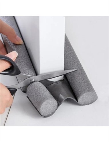 BAJO PUERTA DOBLE ROLLO AISLANTE 97CM - GRIS