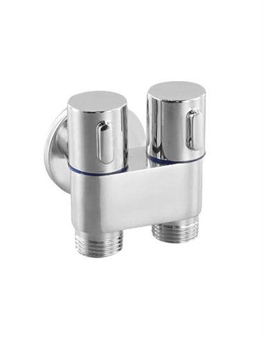 ADAPTADOR GRIFO 2 VIAS LATON