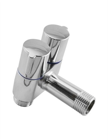 ADAPTADOR GRIFO 2 VIAS LATON