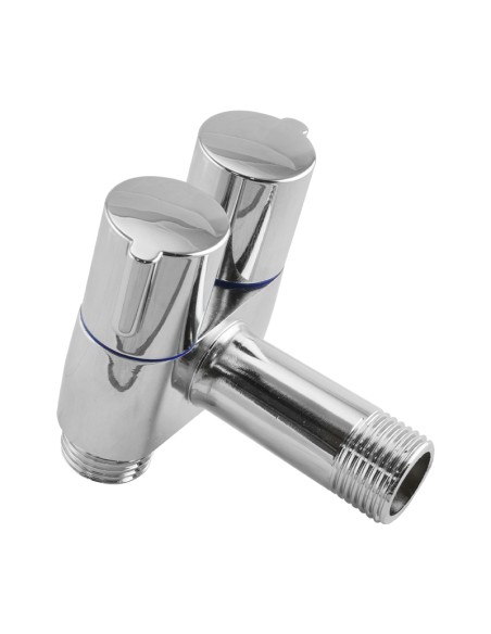 ADAPTADOR GRIFO 2 VIAS LATON