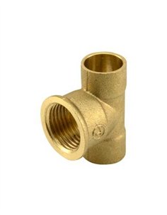 TE LATÓN SOLDAR-ROSCAR - 18MM - 3/4" 2