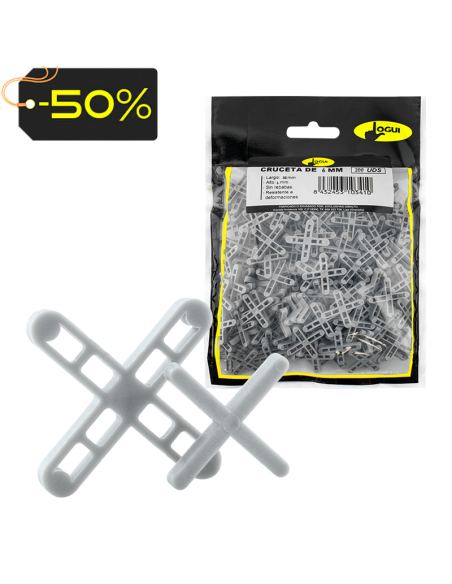 BOLSA DE CRUCETAS PARA  ALICATADO DE AZULEJOS - 10MM - BOLSA 1000