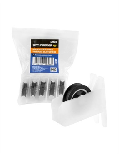 RODAMIENTO VENTANA BLANCO B01 5 UDS