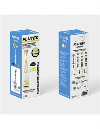 DESCARGADOR PULSADOR UNIVERSAL INTERRUMPIBLE FLUTEC - CAJA