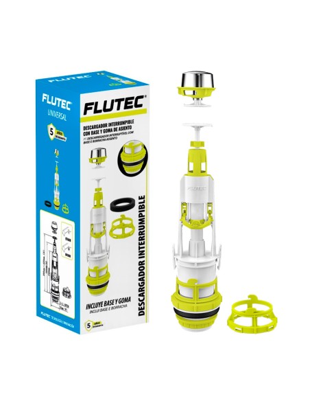 DESCARGADOR PULSADOR UNIVERSAL INTERRUMPIBLE FLUTEC - CAJA
