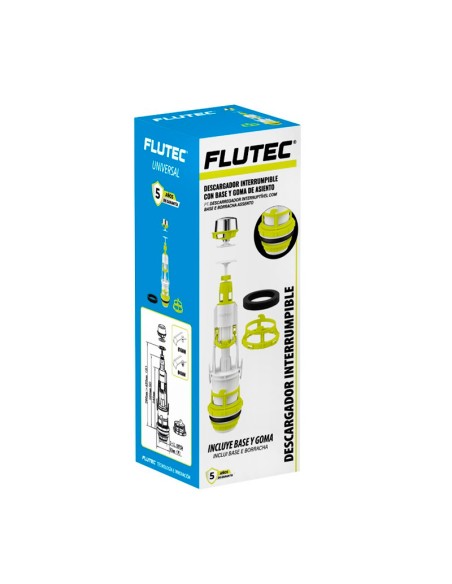 DESCARGADOR PULSADOR UNIVERSAL INTERRUMPIBLE FLUTEC - CAJA