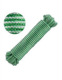 MADEJA CUERDA POLIPROPILENO BLANCO/VERDE - 10M