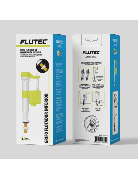 GRIFO FLOTADOR INFERIOR FLUTEC - CAJA