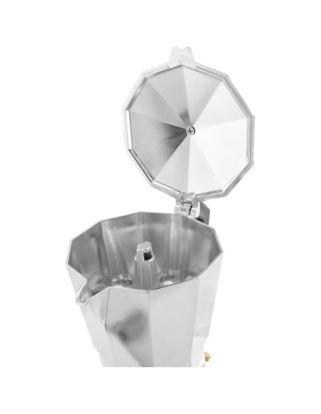 CAFETERA CLÁSICA INDUCCION ALUMINIO - 12 TAZAS