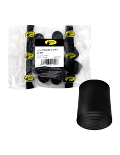 REMATE CÓNICO NEGRO - 25MM - 15UDS
