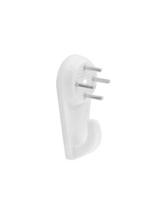 GANCHO DE PARED BLANCO LAUXA HOME - 4KG / 6UDS 2