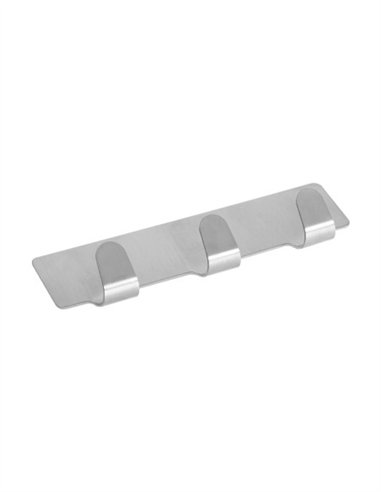 PERCHA ADHESIVA 3 GANCHOS LAUXA HOME