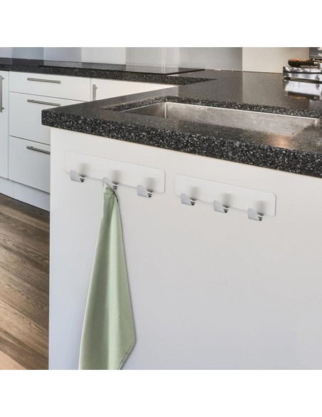 PERCHA ADHESIVA 3 GANCHOS LAUXA HOME