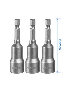 JUEGO 3 PIEZAS VASOS HEXAGONALES MAGNETICOS TOLSEN - 12MM - WADFOW 2