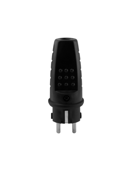 CLAVIJA GOMA 16 A IP44 NEGRA