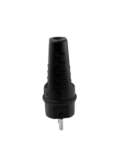 CLAVIJA GOMA 16 A IP44 NEGRA