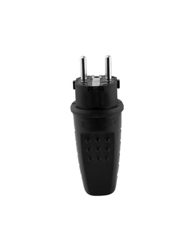 CLAVIJA GOMA 16 A IP44 NEGRA
