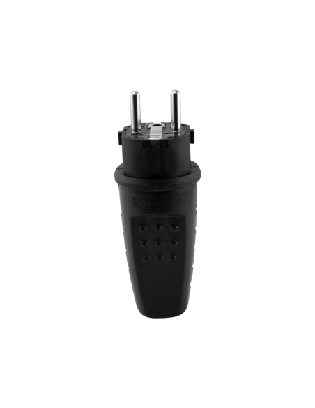 CLAVIJA GOMA 16 A IP44 NEGRA