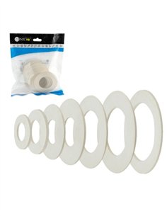JUNTA CAUCHO PLANA ESTANQUEIDAD GOMA BLANCA - 3/4" - 20 UDS