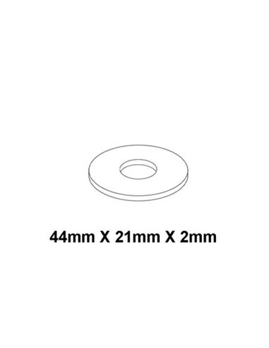 JUNTA CAUCHO PLANA ESTANQUEIDAD GOMA BLANCA - 1 1/4" - 20 UDS