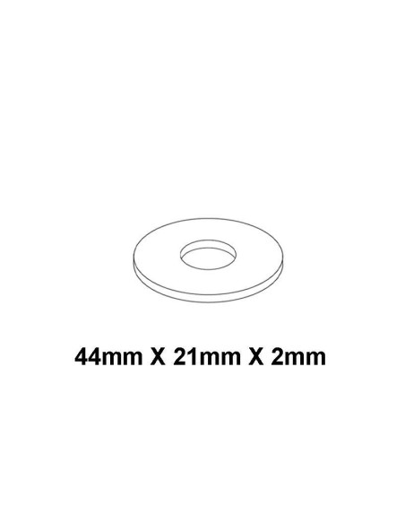 JUNTA CAUCHO PLANA ESTANQUEIDAD GOMA BLANCA - 1 1/2" - 10 UDS
