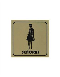 PLACA 11X11 "SEÑORAS"