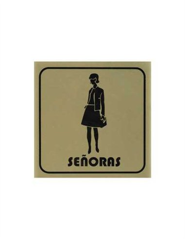 PLACA 11X11 "SEÑORAS"
