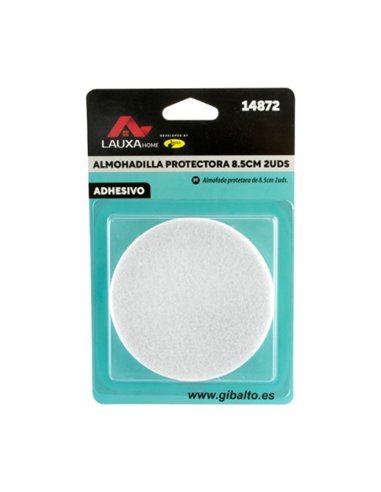 ALMOHADILLA PROTECTORA FIELTRO REDONDA LAUXA - 1.8 CM / 32 UDS / MARRON