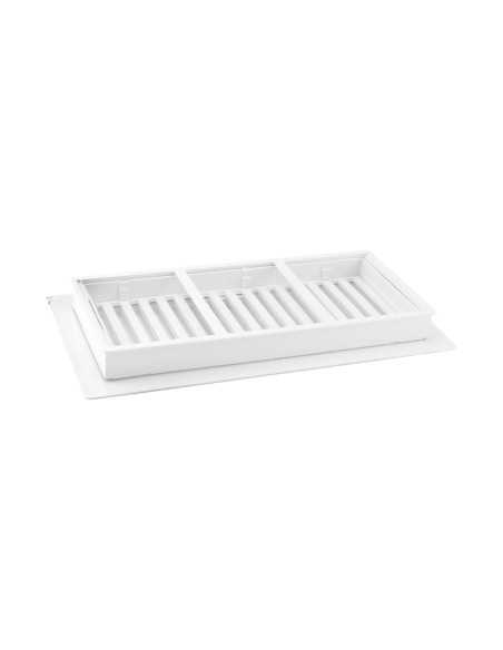 REJILLA RECTANGULAR CON CIERRE Y MARCO