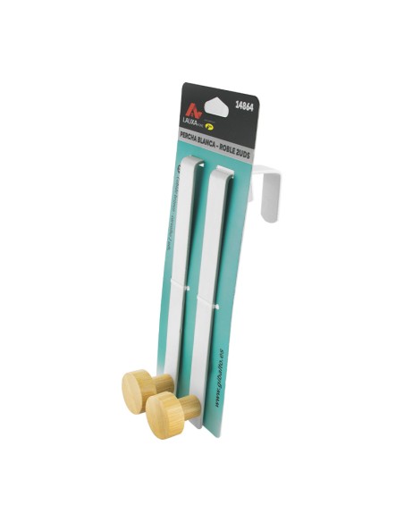 PERCHA PARA PUERTA 2UDS LAUXA HOME