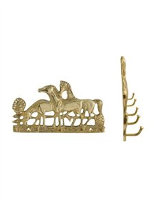 COLGADOR LLAVES MODELO CABALLO LATÓN 2