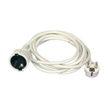 Prolongador blanco 3x1.5mm 10 metros 3500W GSC 0100044
