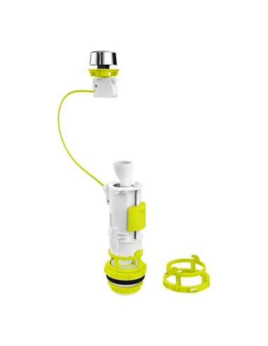 DESCARGADOR DOBLE PULSADOR UNIVERSAL CON CABLE REGULABLE FLUTEC - BOLSA