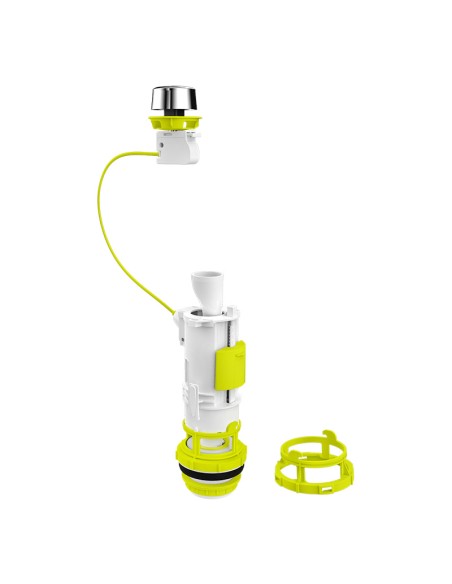 DESCARGADOR DOBLE PULSADOR UNIVERSAL CON CABLE REGULABLE FLUTEC - BOLSA