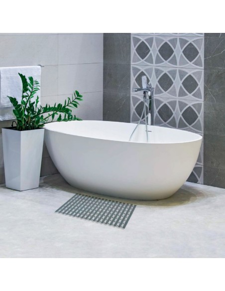 ALFOMBRA BAÑO 38X68CM 850G - CREMA