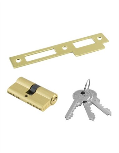 CERRADURA EMBUTIDA INTHER CON CILINDRO - P-50 NS CC CON CILIND.