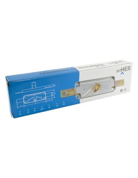 CERRADURA PARA PERSIANA L5511 ZP INTHER