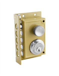 CERRADURA L3240CS PINTADO ORO INTHER - IZQUIERDA 2