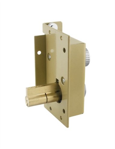 CERRADURA L2240CS PINTADO ORO INTHER - DERECHA