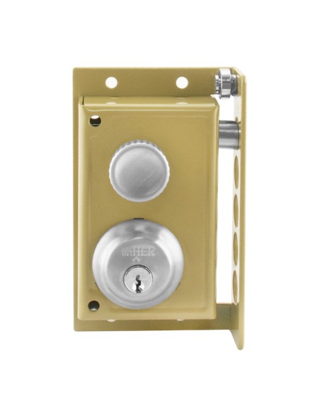 CERRADURA L2240CS PINTADO ORO INTHER - DERECHA