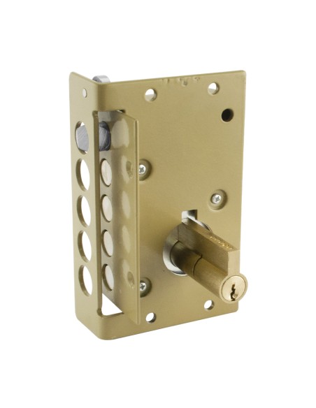 CERRADURA L2240CS PINTADO ORO INTHER - IZQUIERDA