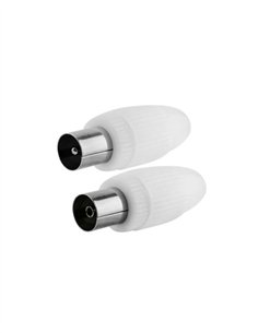 CONECTOR TV RECTO - MACHO