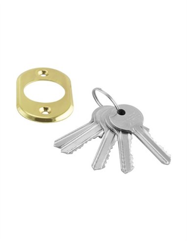CERRADURA SOBREPONER L125-8 INTHER - IZQUIERDA