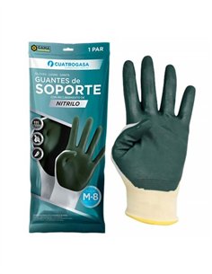 PAREJA DE GUANTES NYLON Y NITRILO - 8M 2