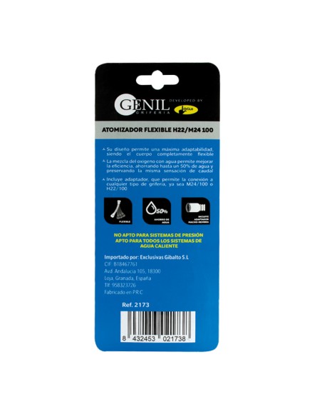 ATOMIZADOR FLEXIBLE  H22/M24 100