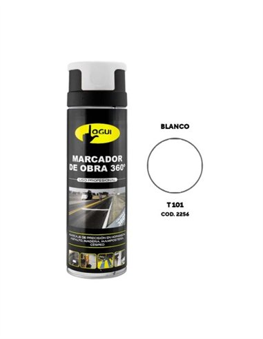 MARCADOR FLUORESCENTE OBRAS 500ML - BLANCO