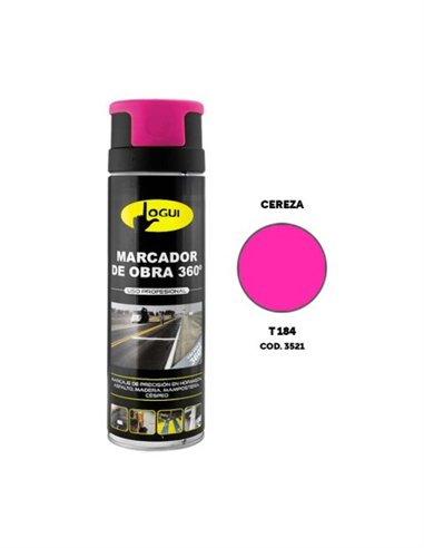 MARCADOR FLUORESCENTE OBRAS 500ML - CEREZA